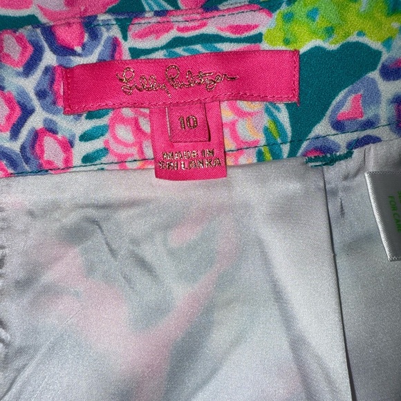 Lilly Pulitzer Debbie Skirt Maldives Green Turtle - Picture 6 of 7